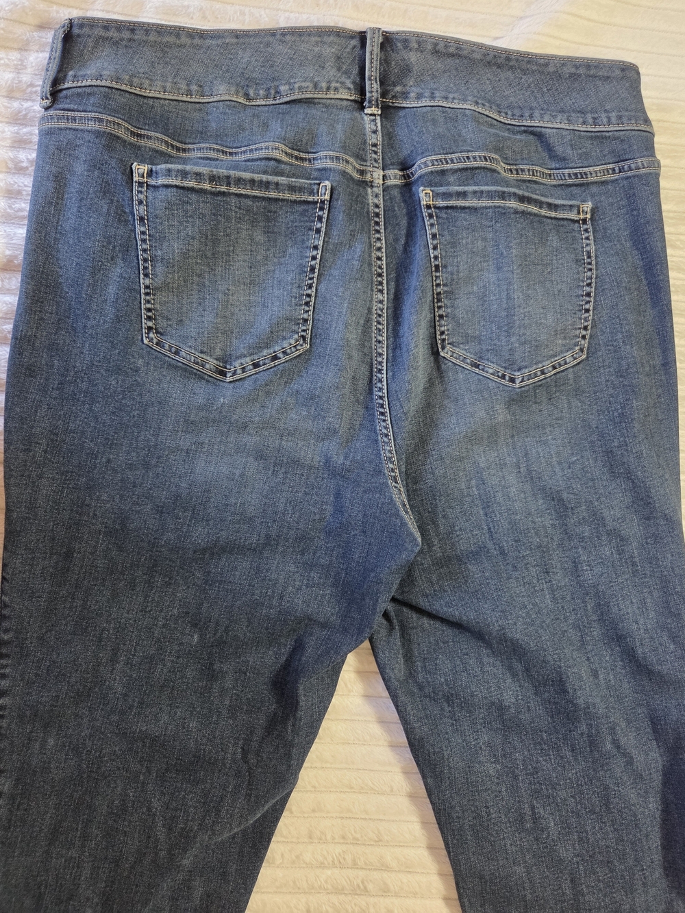 Torrid Denim First at Fit Dark Wash Straight Leg Jeans Size 22T Tall Stretch - Picture 5 of 14